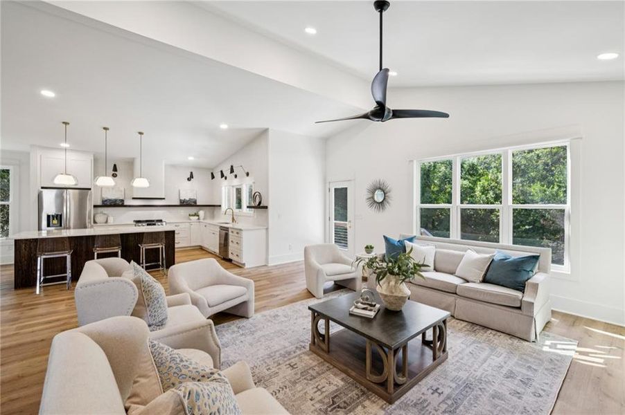 Furnished interior view inside a new home in , Decatur (Image 27).