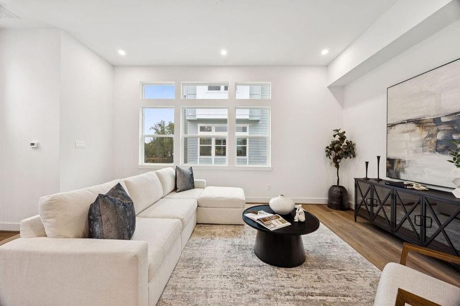 Furnished interior view inside a new home in , Houston (Image 6). Furnished interior view inside a new home in , Houston (Image 6).