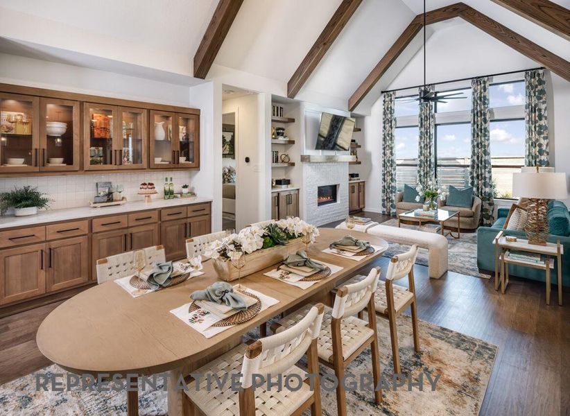 Furnished interior view inside a new home in ARTAVIA, Conroe (Image 20).