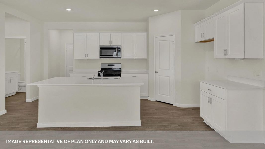 Furnished interior view inside a new home in Paramount, Kyle (Image 4).