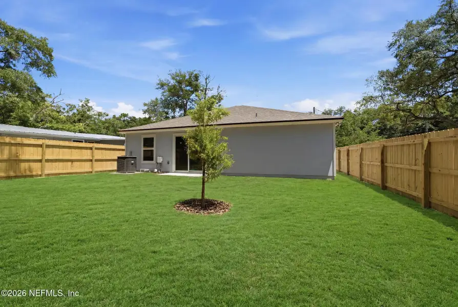 Exterior details and patio area of a home in , Jacksonville (Image 4). Exterior details and patio area of a home in , Jacksonville (Image 4).