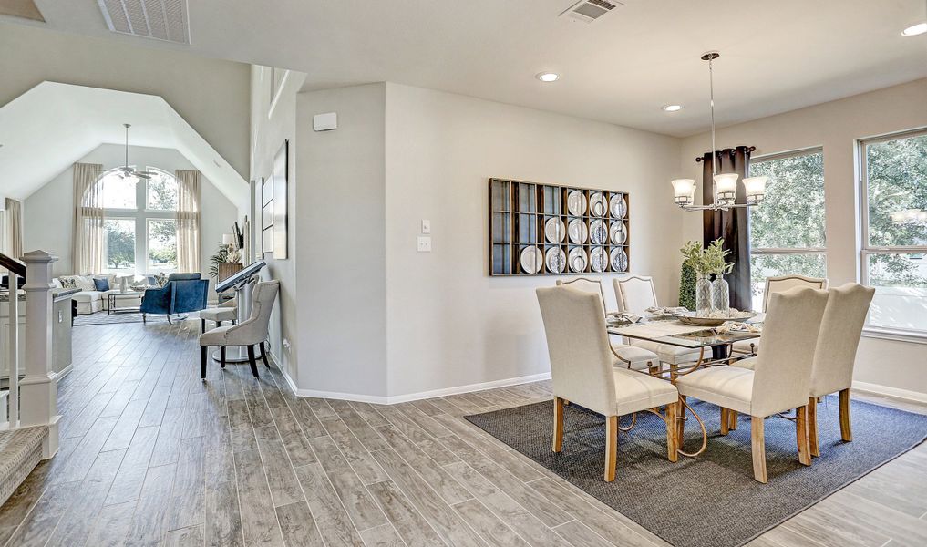 Dining room off foyer