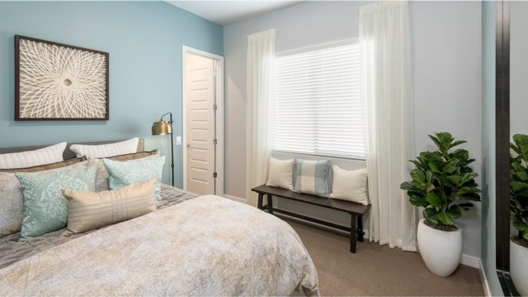 Furnished interior in a model home at Asante: Destiny in Surprise (Image 19).