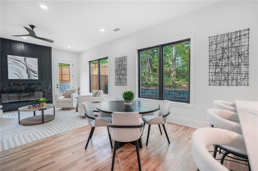 Furnished interior view inside a new home in , Atlanta (Image 16).