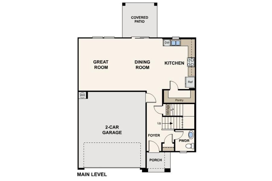 2D floor plan layout for the Ironwood by Century Complete in Rancho Mirage Estates, Maricopa, AZ (Image 2). 2D floor plan layout for the Ironwood by Century Complete in Rancho Mirage Estates, Maricopa, AZ (Image 2).