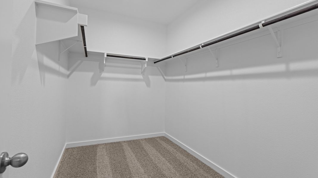 Representative unfurnished interior of a home built from the Jaxson by D.R. Horton in Legacy South, Midland (Image 21).