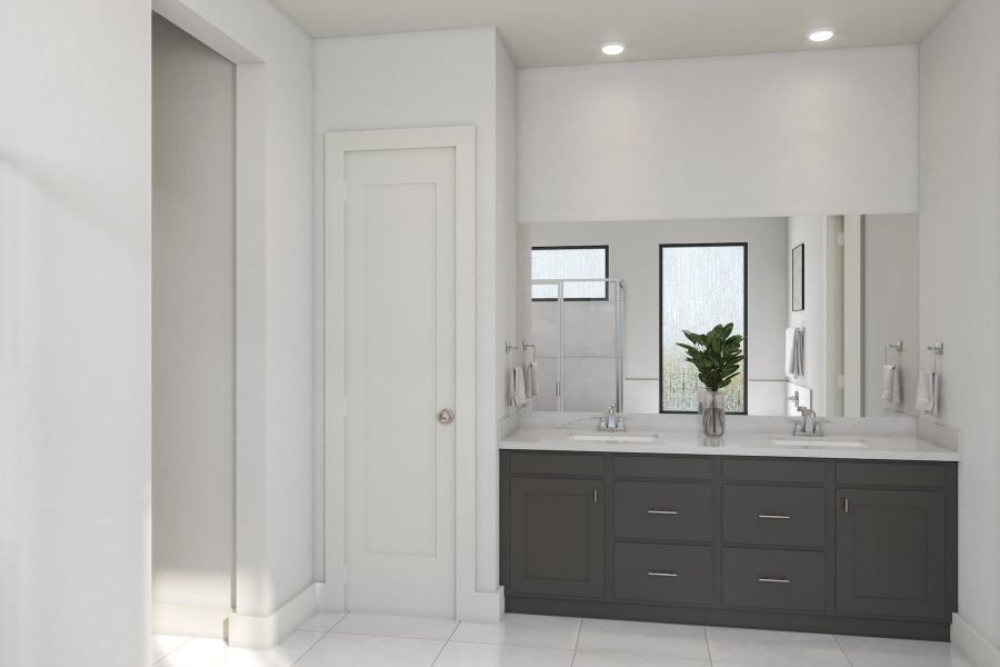 Representative furnished interior of a home built from the Downy by Tri Pointe Homes in Pecan Ridge, Fulshear (Image 27). Representative furnished interior of a home built from the Downy by Tri Pointe Homes in Pecan Ridge, Fulshear (Image 27).