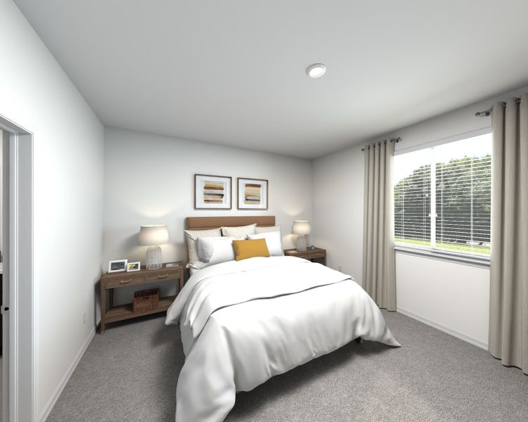 Furnished interior view inside a new home in Ridgehaven - Villas, Ormond Beach (Image 9).