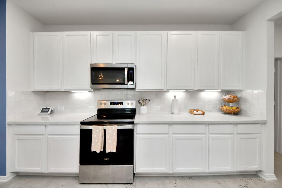Furnished interior view inside a new home in , Cypress (Image 10).
