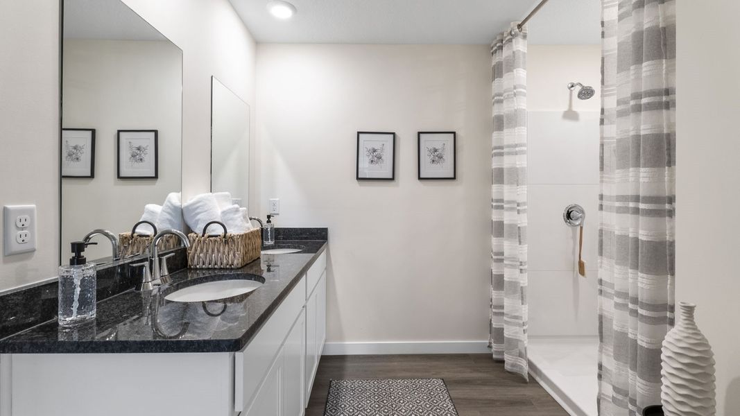 Representative furnished interior of a home built from the Aria by D.R. Horton in The Preserve at Davis Place, Athens (Image 26). Representative furnished interior of a home built from the Aria by D.R. Horton in The Preserve at Davis Place, Athens (Image 26).