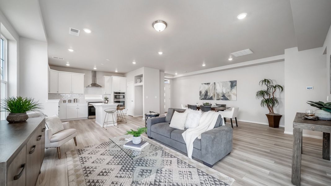 Furnished interior view inside a new home in The Reserve at Green Valley Ranch Aurora, Aurora (Image 8).