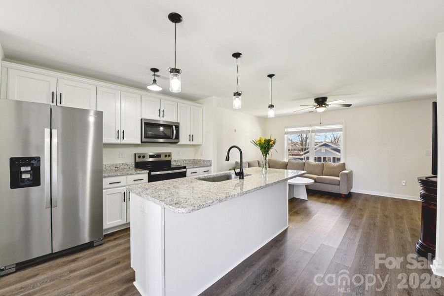 Furnished interior view inside a new home in , Newton (Image 6).