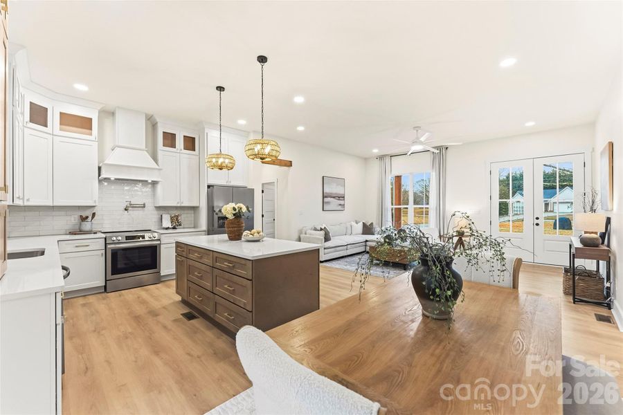 Furnished interior view inside a new home in , Bessemer City (Image 5).
