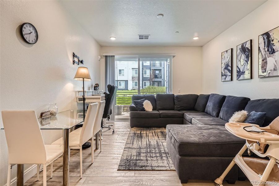 Furnished interior view inside a new home in Stonegate Townhomes, Parker (Image 11).