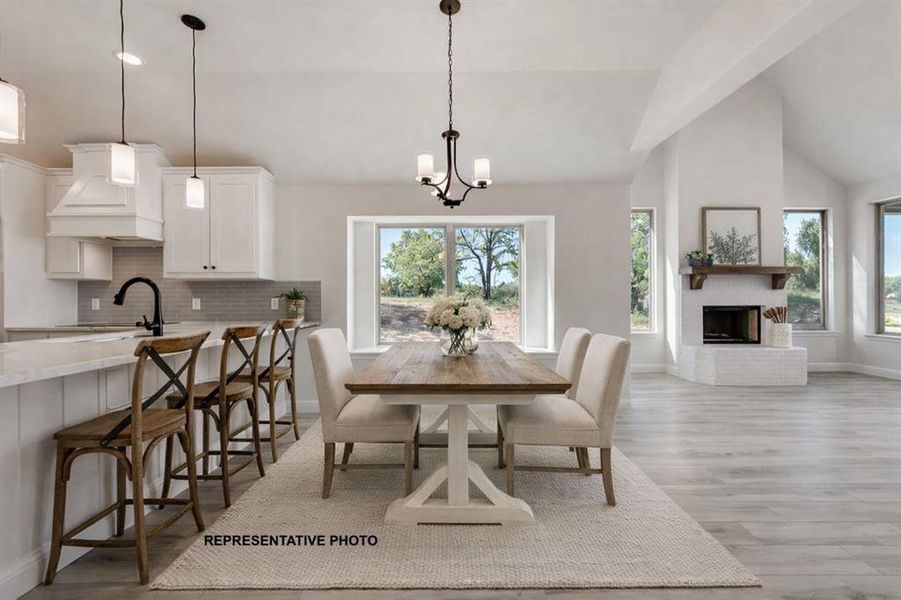 Furnished interior view inside a new home in , Springtown (Image 9).