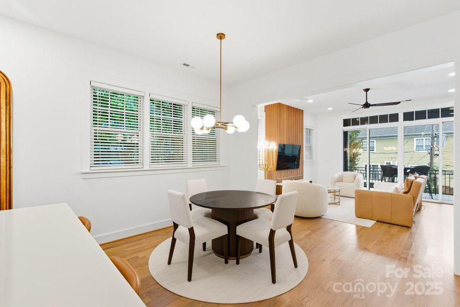 Furnished interior view inside a new home in , Charlotte (Image 4). Furnished interior view inside a new home in , Charlotte (Image 4).