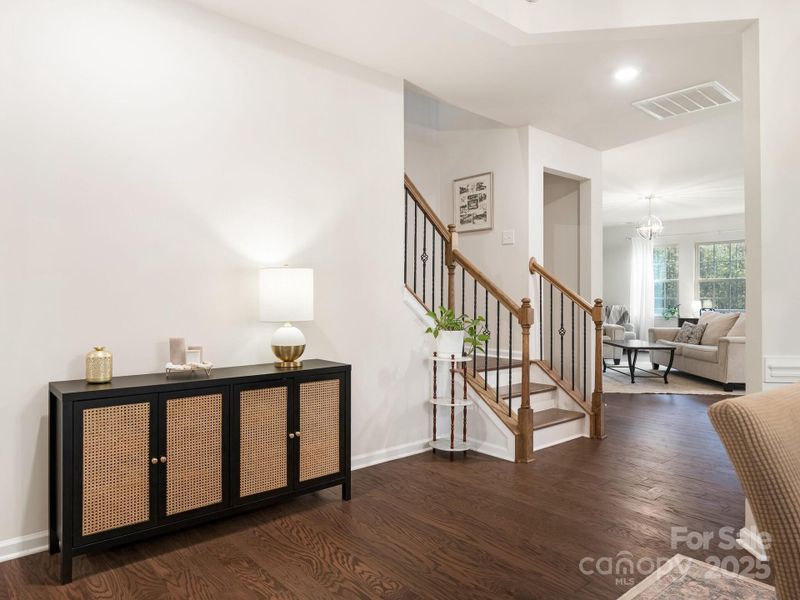 Furnished interior view inside a new home in Estates at Arlington Woods, Mint Hill (Image 7).