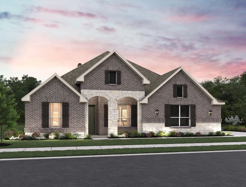 Representative exterior photo of a completed home built from the Carmen by Ashton Woods in Waldsanger, New Braunfels, TX (Image 2). Representative exterior photo of a completed home built from the Carmen by Ashton Woods in Waldsanger, New Braunfels, TX (Image 2).
