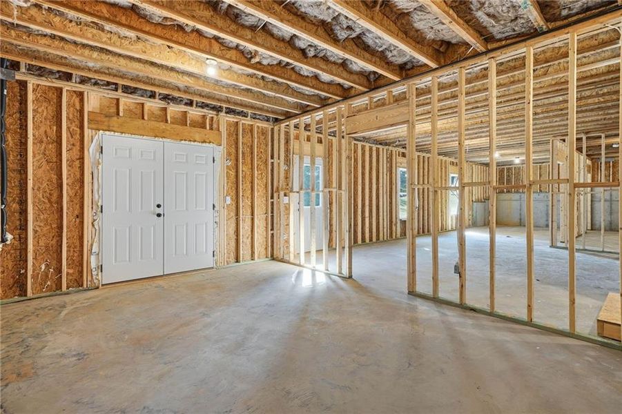 In-progress construction of a new home in , Calhoun, GA (Image 40).