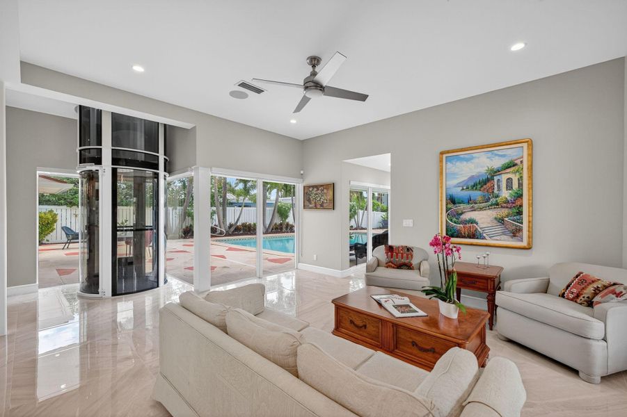 Furnished interior view inside a new home in , Fort Lauderdale (Image 13).