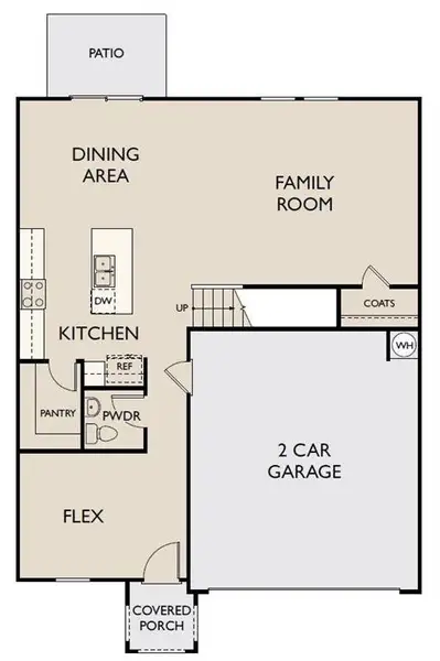 2D floor plan layout of this home in Gateway Parks, Forney, TX (Image 3). 2D floor plan layout of this home in Gateway Parks, Forney, TX (Image 3).