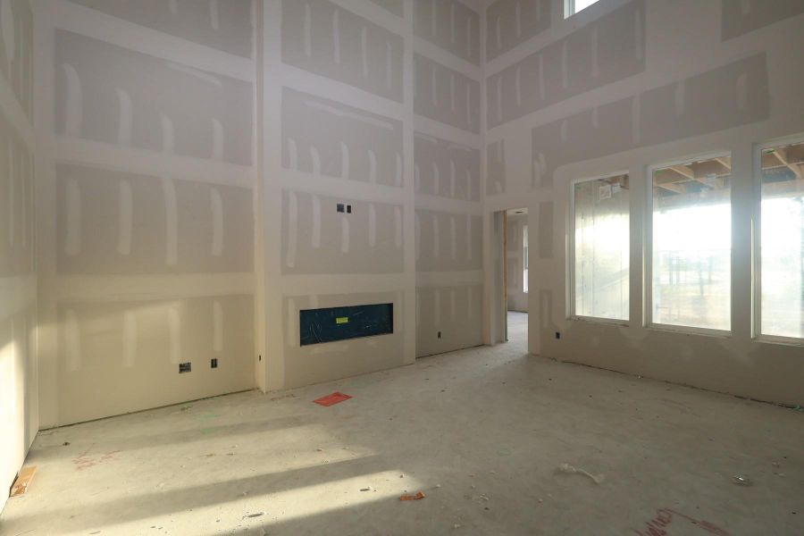 In-progress construction of a new home in Woodson’s Reserve, Spring, TX (Image 7).