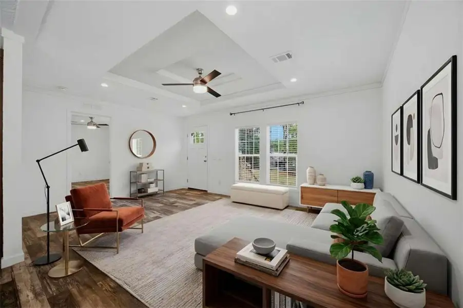 Furnished interior view inside a new home in , Eatonton (Image 3). Furnished interior view inside a new home in , Eatonton (Image 3).