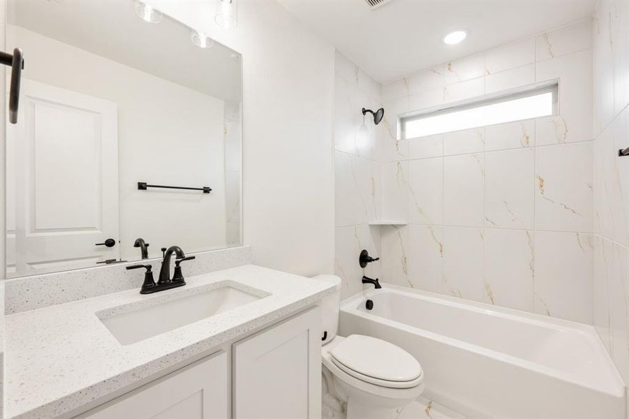 Furnished interior view inside a new home in Windsong Ranch Classic 61, Prosper (Image 6).