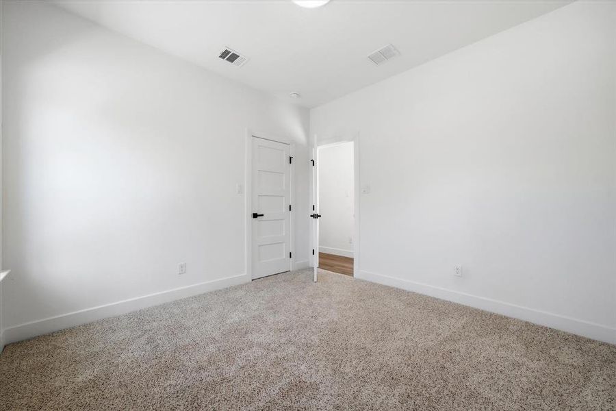 View of closet in secondary bedroom!
