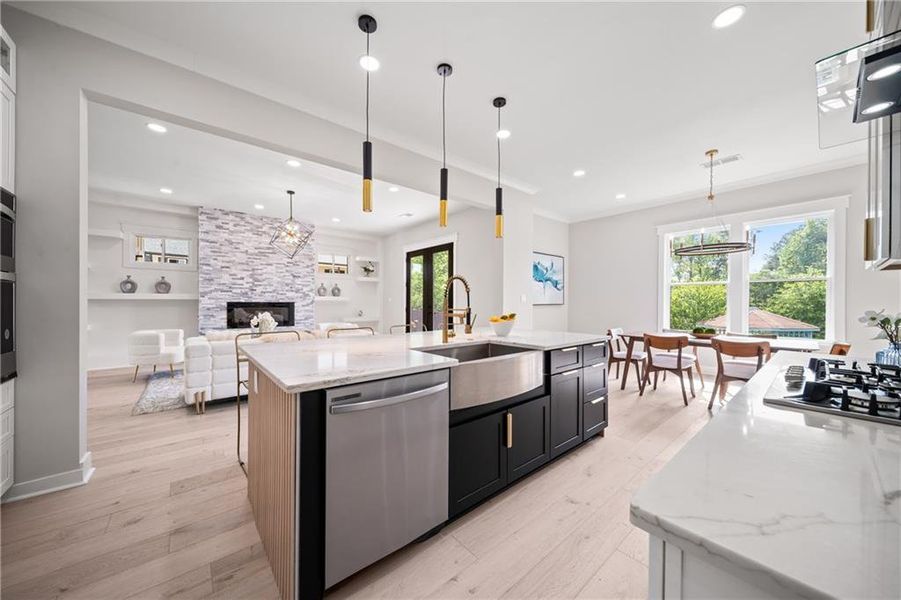 Furnished interior view inside a new home in , Acworth (Image 17).