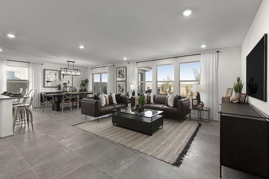 Representative furnished interior of a home built from the Plan 2063 by KB Home in Skyline Village Prelude, San Tan Valley (Image 5).