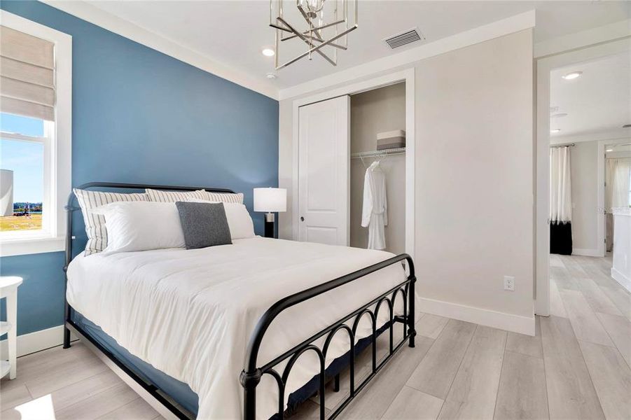 Furnished interior view inside a new home in , Wesley Chapel (Image 21).