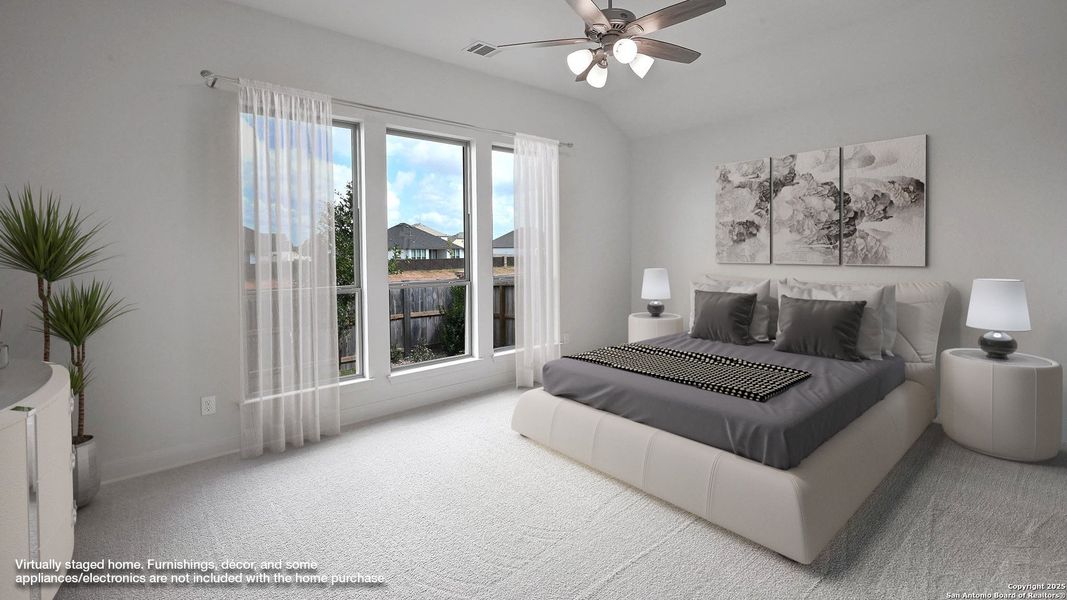 Furnished interior view inside a new home in Legacy At Lake Dunlap 50', New Braunfels (Image 9). Furnished interior view inside a new home in Legacy At Lake Dunlap 50', New Braunfels (Image 9).