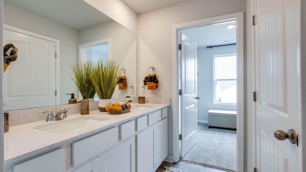 Furnished interior view inside a new home in Carolina Groves, Moncks Corner (Image 15). Furnished interior view inside a new home in Carolina Groves, Moncks Corner (Image 15).
