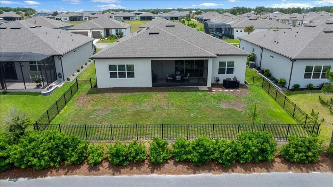 Exterior details and patio area of a home in Del Webb Stone Creek, Ocala (Image 24).