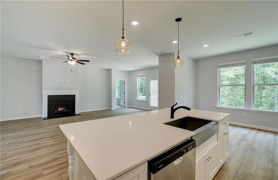 Furnished interior view inside a new home in Kingston, Locust Grove (Image 5).