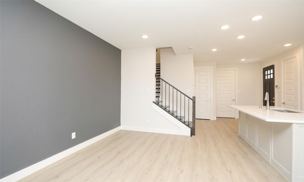 Spacious, unfurnished interior of a new home in Independence Heights, Houston (Image 19). Spacious, unfurnished interior of a new home in Independence Heights, Houston (Image 19).