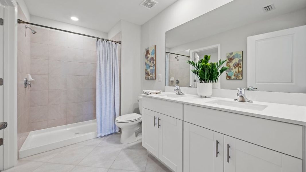 Dover plan owner's bathroom