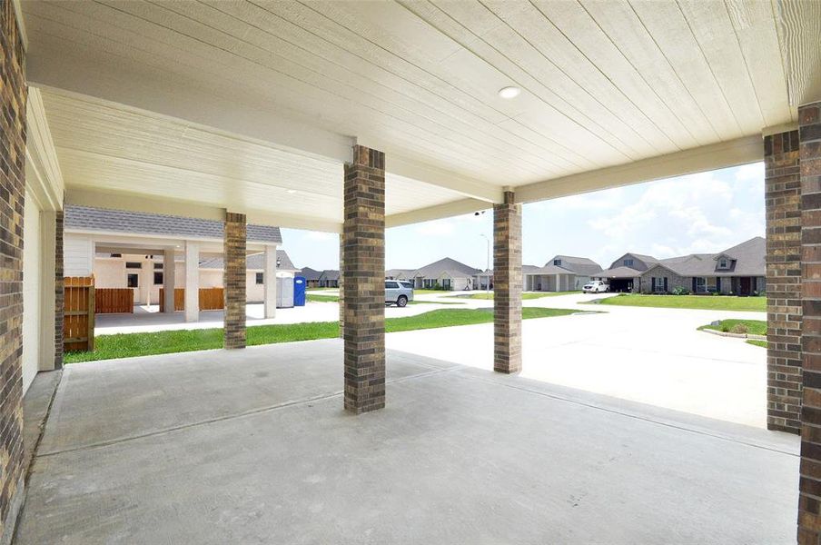 Everyone loves the Cervelle Homes Porte Cochere.