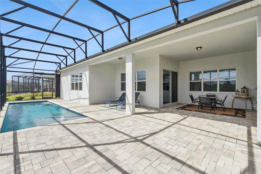 Exterior details and patio area of a home in Del Webb Minneola, Minneola (Image 3).