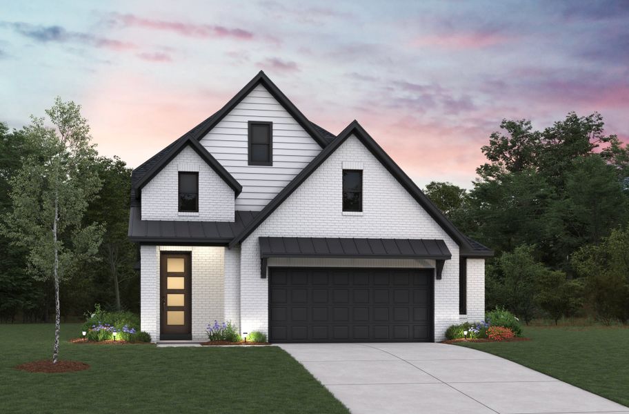 Representative exterior photo of a completed home built from the Somerset by Beazer Homes in Arabella on the Prairie: Signature Collection, Richmond, TX (Image 2). Representative exterior photo of a completed home built from the Somerset by Beazer Homes in Arabella on the Prairie: Signature Collection, Richmond, TX (Image 2).