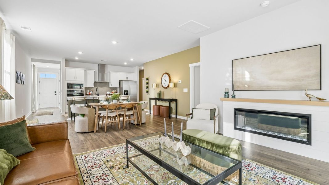 Representative furnished interior of a home built from the Manning by D.R. Horton in Reserve at Hickory Ridge, Columbia (Image 16).