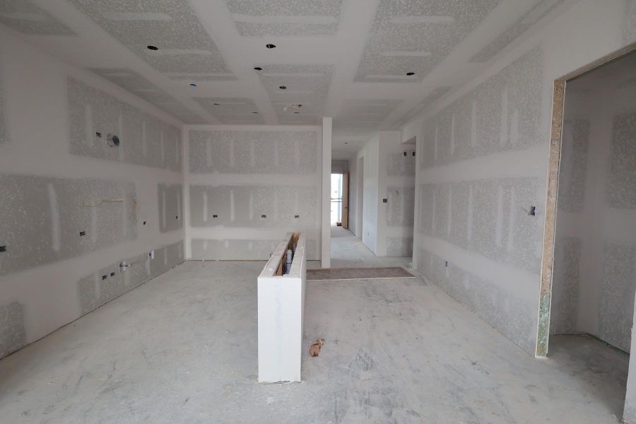 In-progress construction of a new home in Meridiana - Terrace Collection, Manvel, TX (Image 9). In-progress construction of a new home in Meridiana - Terrace Collection, Manvel, TX (Image 9).