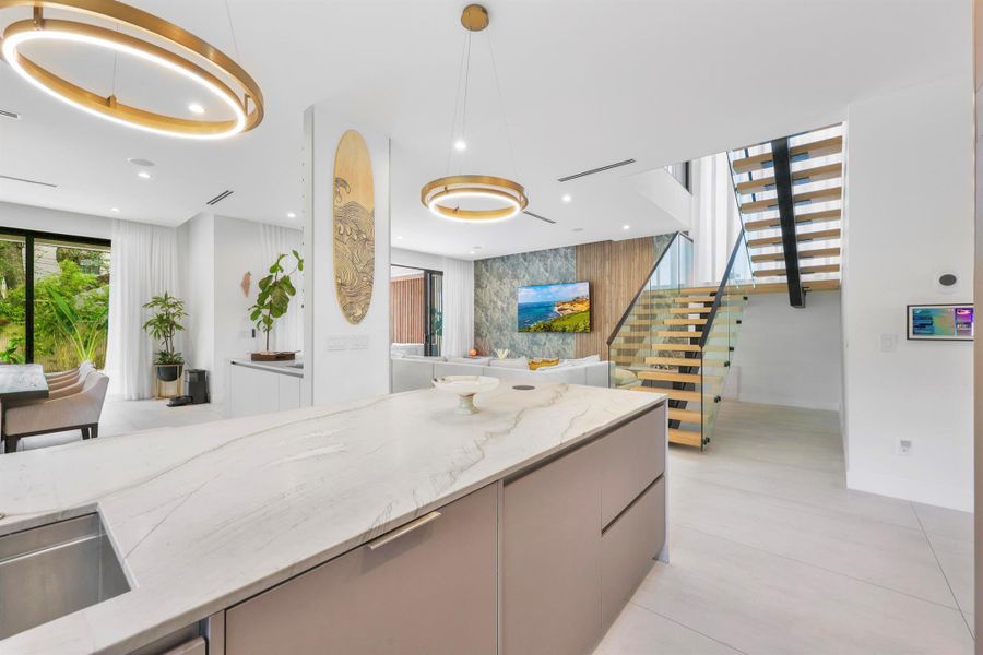 Furnished interior view inside a new home in , Fort Lauderdale (Image 70).