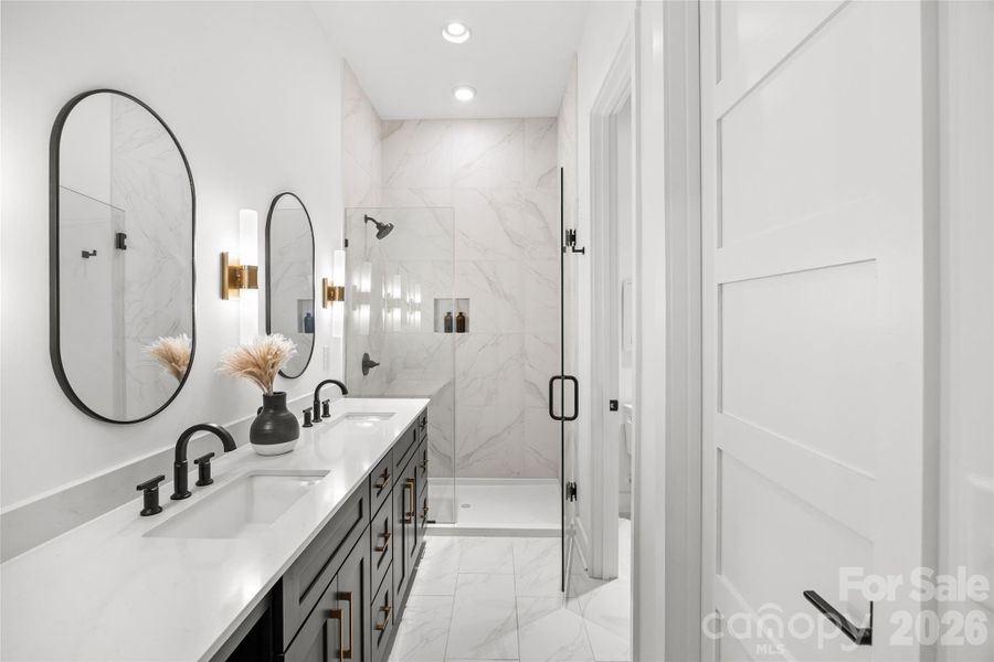 Furnished interior view inside a new home in , Charlotte (Image 37). Furnished interior view inside a new home in , Charlotte (Image 37).