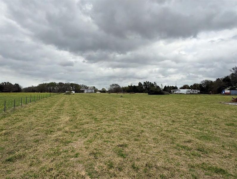 View from back of property towards house View from back of property towards house