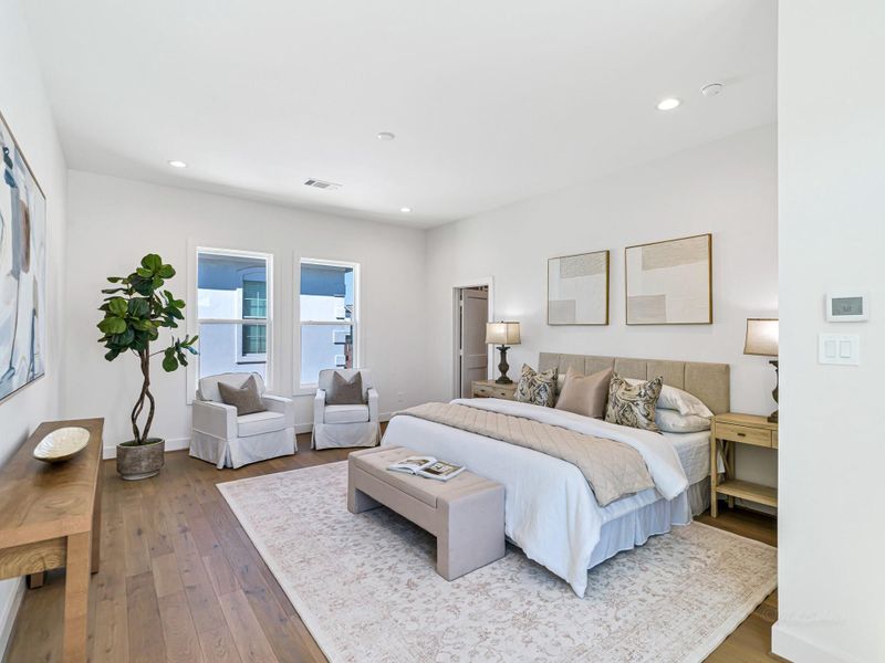 Furnished interior view inside a new home in , Houston (Image 38). Furnished interior view inside a new home in , Houston (Image 38).