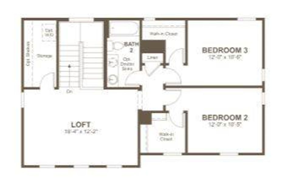 2nd Floorplan - Representative Photo