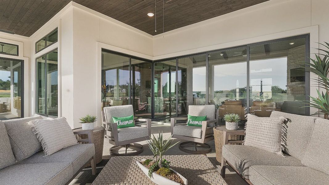 Representative exterior details of a home built from the Reese by Chesmar Homes in Feathergrass, Florence (Image 27).