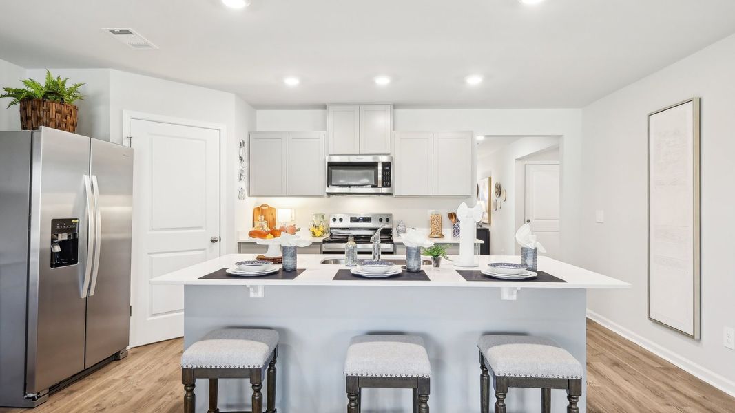 Furnished interior view inside a new home in Villages of Hunters Point, Lebanon (Image 18).